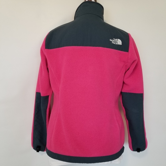The North Face Iconic Polartec fleece Denali Jacket Pink Gray S - Picture 3 of 13